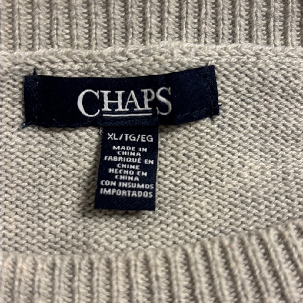 Chaps Snowflake Sweater - Picture 7 of 9